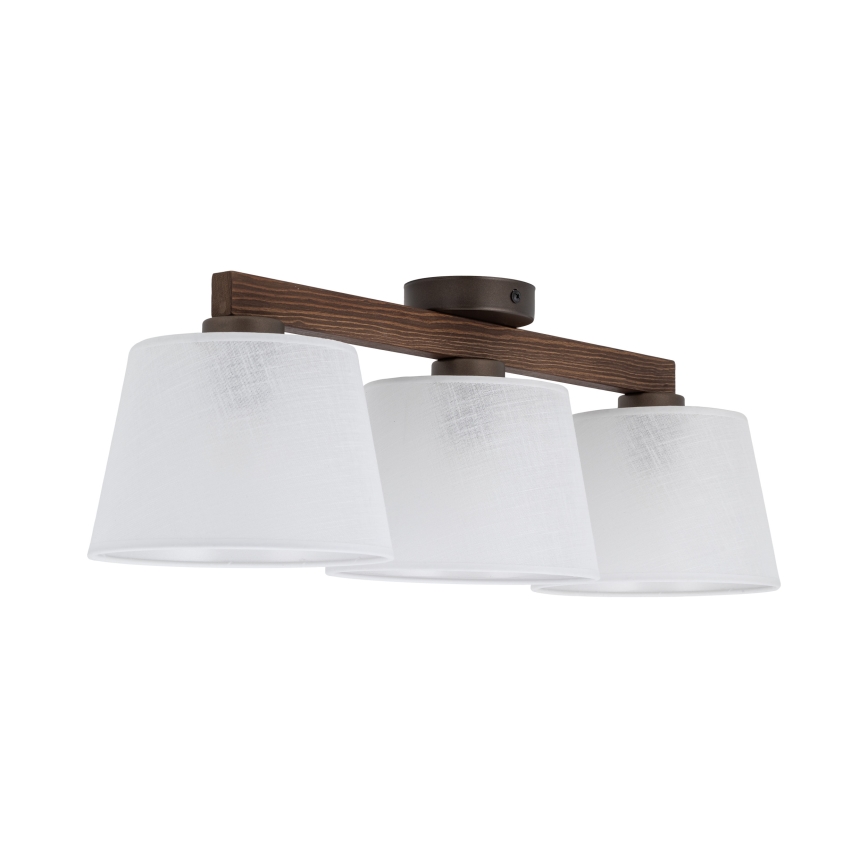 Brilagi - Přisazený lustr LATTE 3xE27/60W/230V borovice/bílá