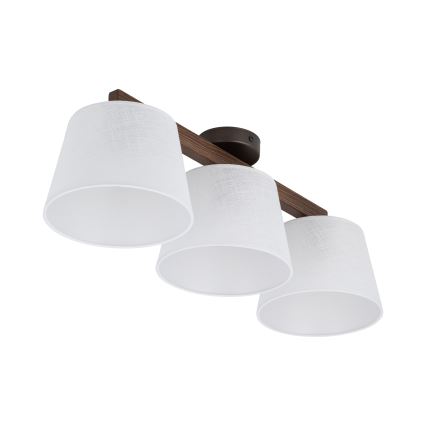 Brilagi - Přisazený lustr LATTE 3xE27/60W/230V borovice/bílá