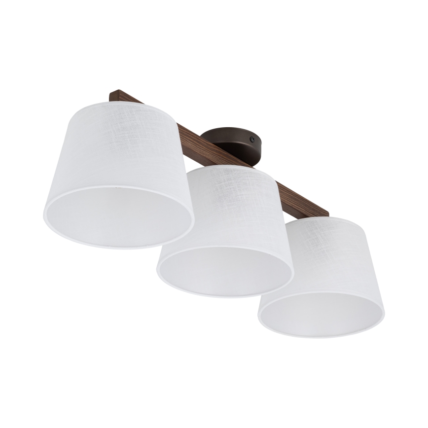 Brilagi - Přisazený lustr LATTE 3xE27/60W/230V borovice/bílá