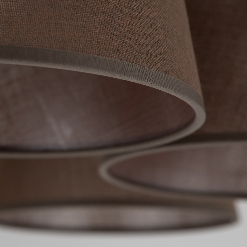 Brilagi - Přisazený lustr LATTE 5xE27/15W/230V borovice/hnědá