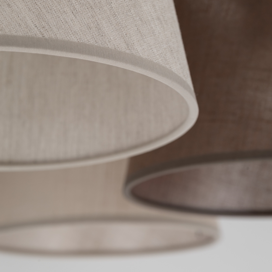 Brilagi - Přisazený lustr LATTE 5xE27/15W/230V borovice/mix