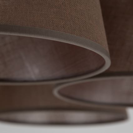 Brilagi - Přisazený lustr LATTE 5xE27/60W/230V borovice/hnědá