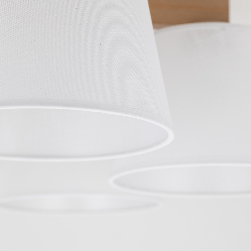 Brilagi - Přisazený lustr LATTE SABIA 5xE27/60W/230V borovice/bílá