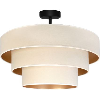 Brilagi - Přisazený lustr LUNETA 1xE27/60W/230V pr. 40 cm krémová/zlatá