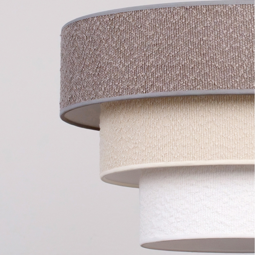 Brilagi - Přisazený lustr LUNETA 1xE27/60W/230V pr. 40 cm šedá/krémová/bílá