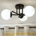 Brilagi - Přisazený lustr MALIVA 3xE14/15W/230V černá/bílá