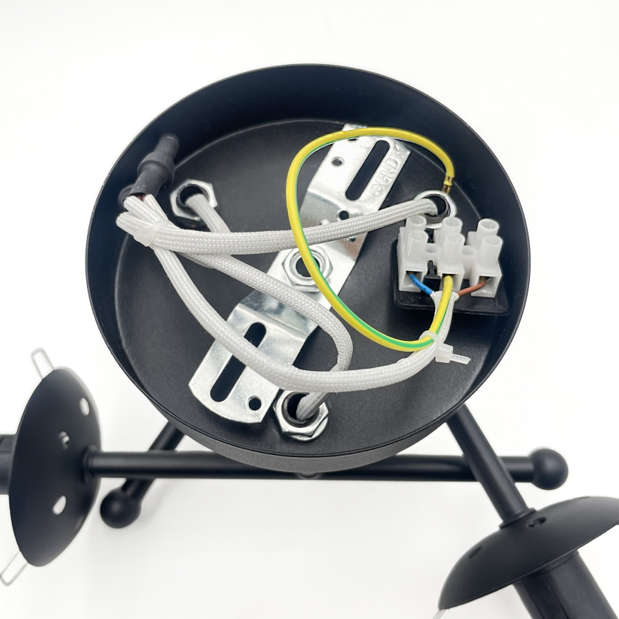 Brilagi - Přisazený lustr MALIVA 3xE14/15W/230V černá/bílá