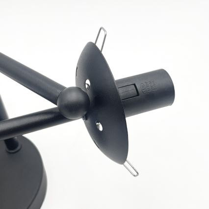 Brilagi - Přisazený lustr MALIVA 3xE14/15W/230V černá/čirá