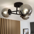 Brilagi - Přisazený lustr MALIVA 3xE14/15W/230V černá/kouřová
