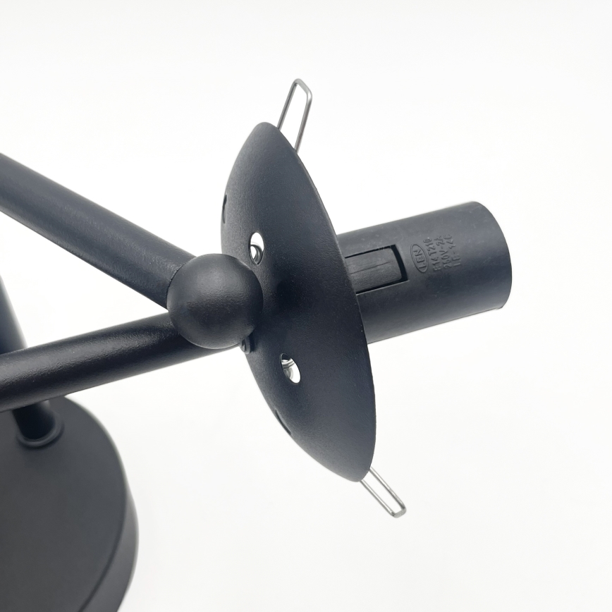 Brilagi - Přisazený lustr MALIVA 3xE14/15W/230V černá/kouřová