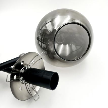 Brilagi - Přisazený lustr MALIVA 3xE14/15W/230V matný chrom/kouřová