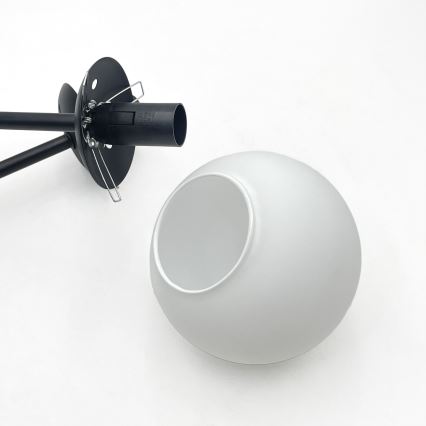 Brilagi - Přisazený lustr MALIVA 4xE14/15W/230V černá/bílá