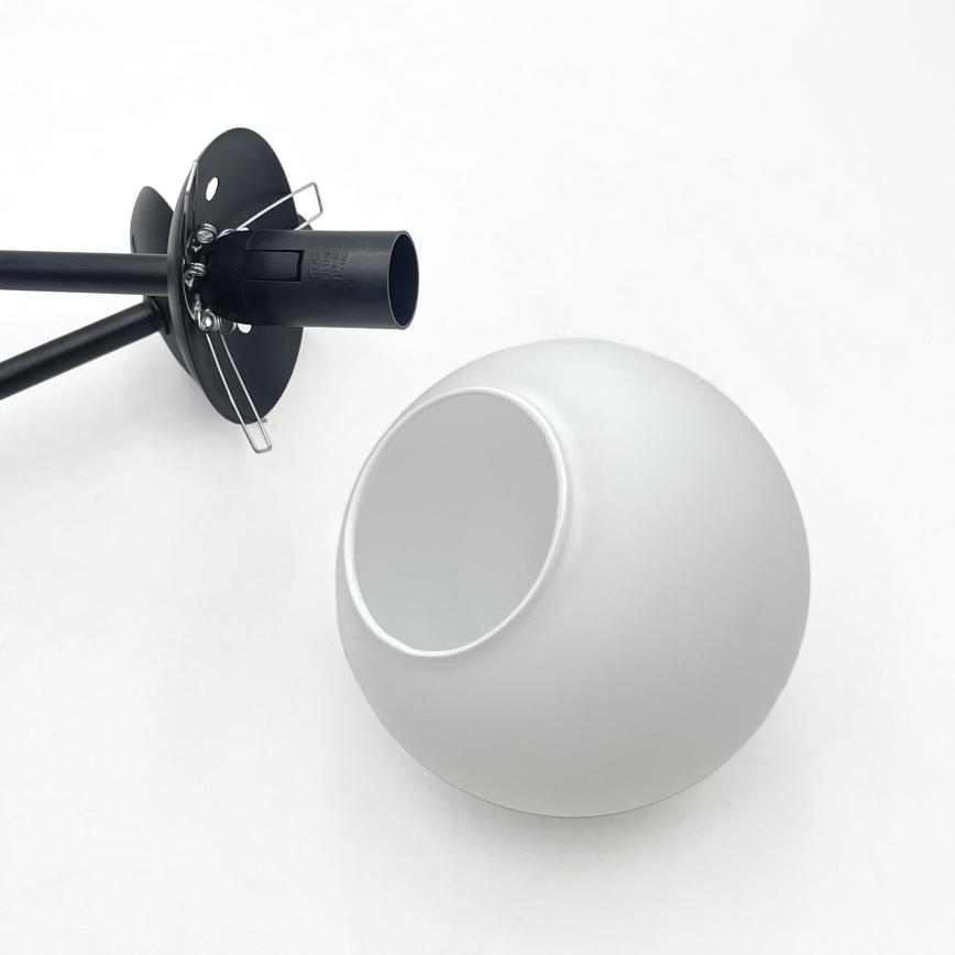 Brilagi - Přisazený lustr MALIVA 4xE14/15W/230V černá/bílá