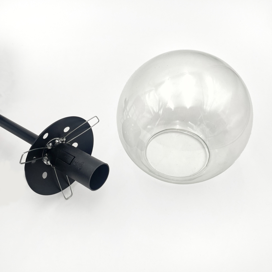 Brilagi - Přisazený lustr MALIVA 4xE14/15W/230V černá/čirá