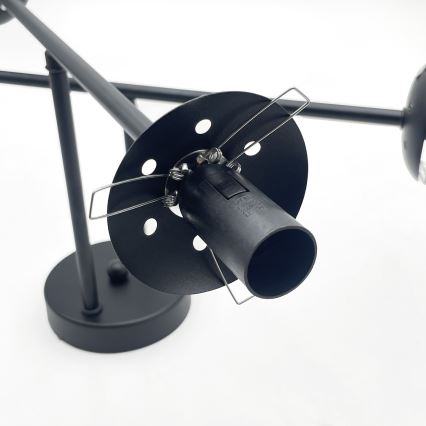 Brilagi - Přisazený lustr MALIVA 4xE14/15W/230V černá/čirá