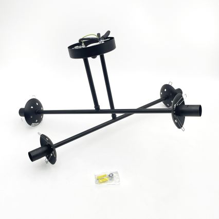 Brilagi - Přisazený lustr MALIVA 4xE14/15W/230V černá/kouřová