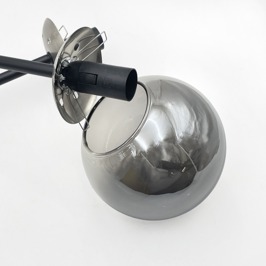 Brilagi - Přisazený lustr MALIVA 4xE14/15W/230V matný chrom/kouřová