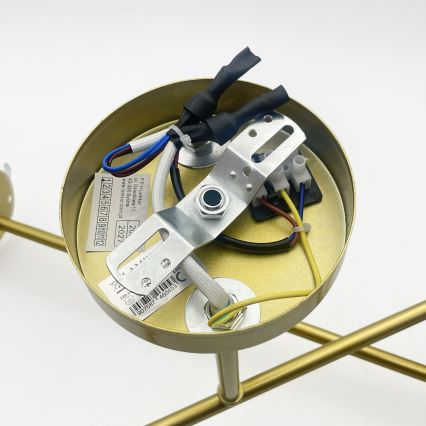 Brilagi - Přisazený lustr MALIVA 4xE14/15W/230V zlatá/bílá