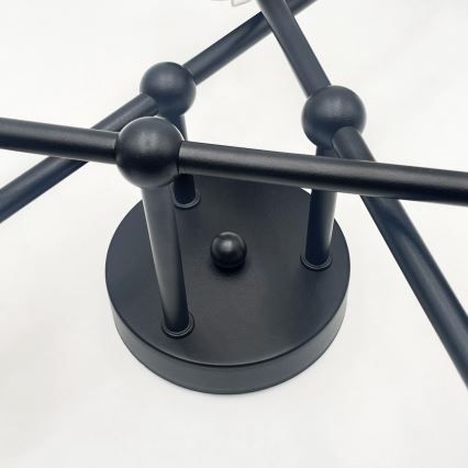 Brilagi - Přisazený lustr MALIVA 6xE14/15W/230V černá/bílá