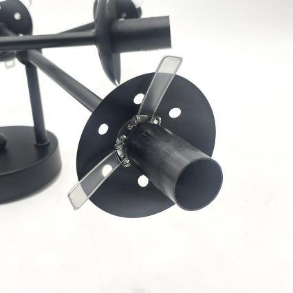 Brilagi - Přisazený lustr MALIVA 6xE14/15W/230V černá/bílá