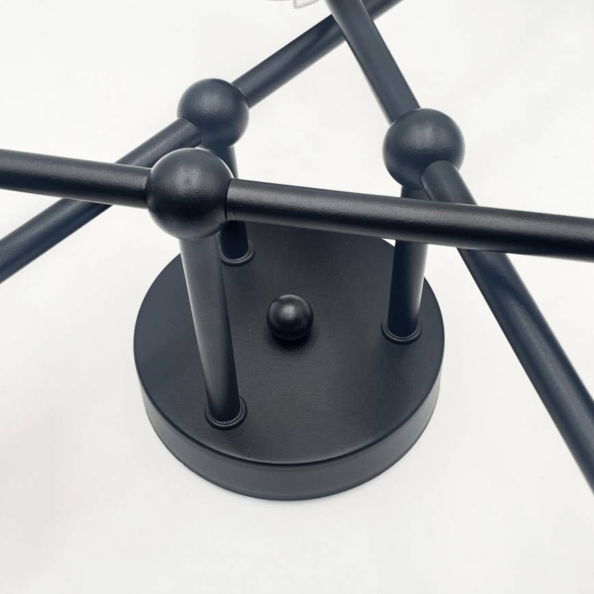 Brilagi - Přisazený lustr MALIVA 6xE14/15W/230V černá/kouřová