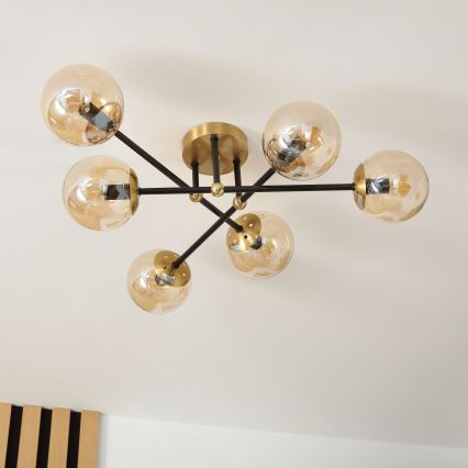 Brilagi - Přisazený lustr MALIVA 6xE14/15W/230V zlatá