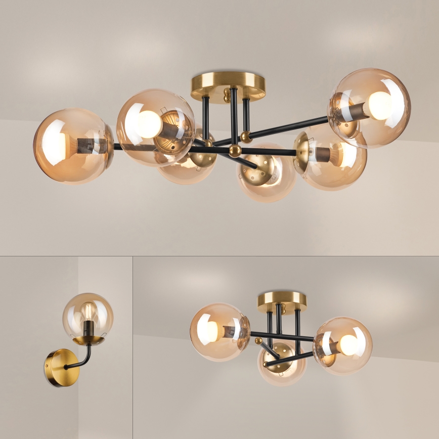Brilagi - Přisazený lustr MALIVA 6xE14/15W/230V zlatá