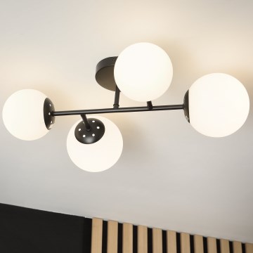 Brilagi - Přisazený lustr MALONY 4xE14/20W/230V černá