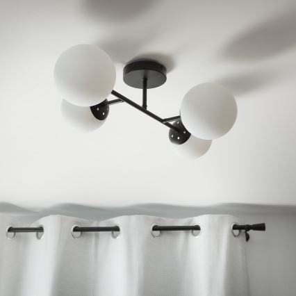 Brilagi - Přisazený lustr MALONY 4xE14/20W/230V černá