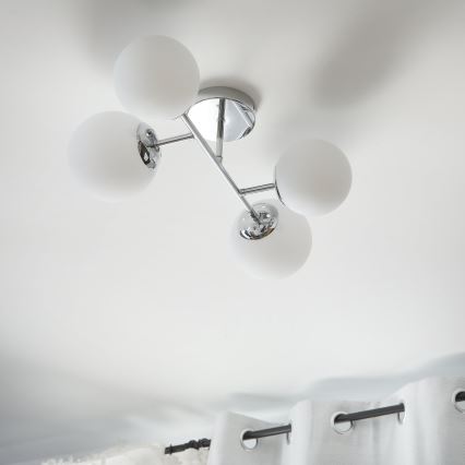 Brilagi - Přisazený lustr MALONY 4xE14/20W/230V lesklý chrom