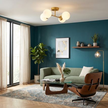 Brilagi - Přisazený lustr MALONY 4xE14/20W/230V zlatá