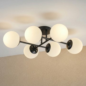 Brilagi - Přisazený lustr MALONY 6xE14/20W/230V černá