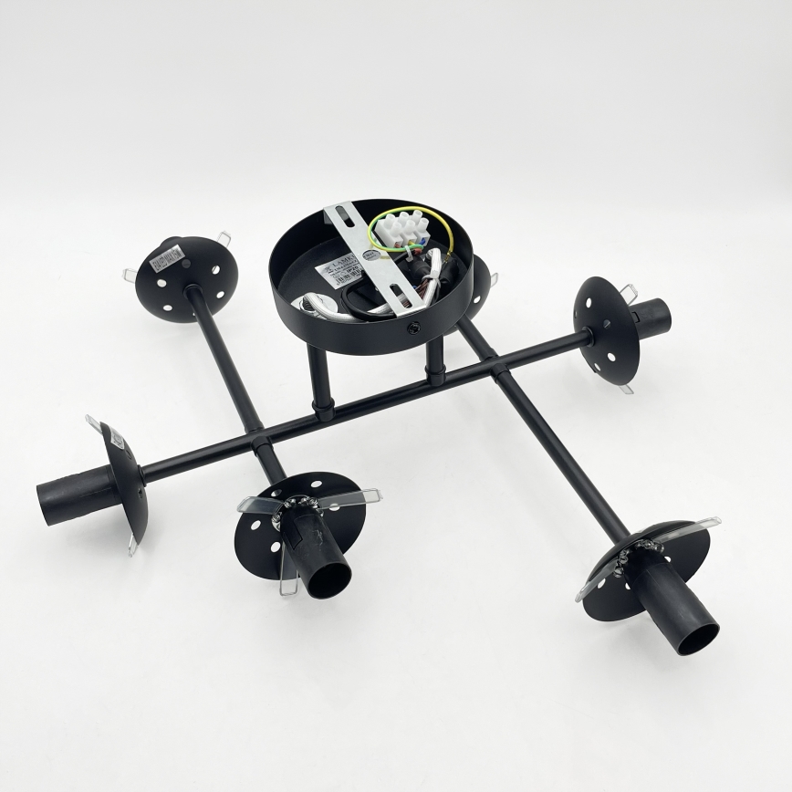 Brilagi - Přisazený lustr MALONY 6xE14/20W/230V černá