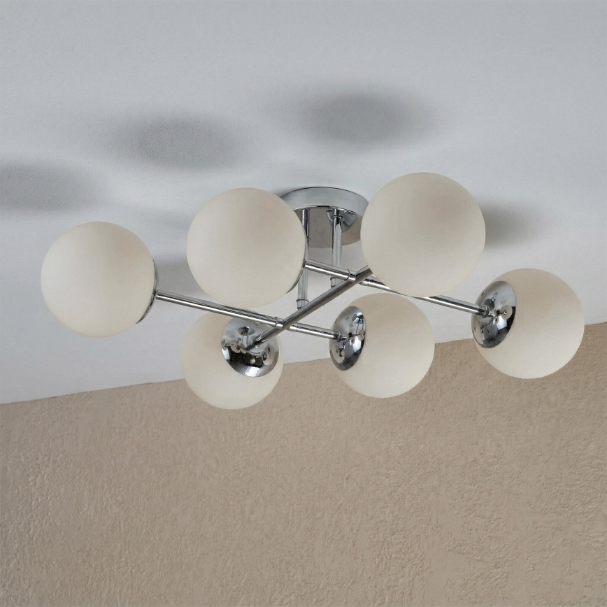 Brilagi - Přisazený lustr MALONY 6xE14/20W/230V lesklý chrom
