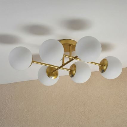 Brilagi - Přisazený lustr MALONY 6xE14/20W/230V zlatá