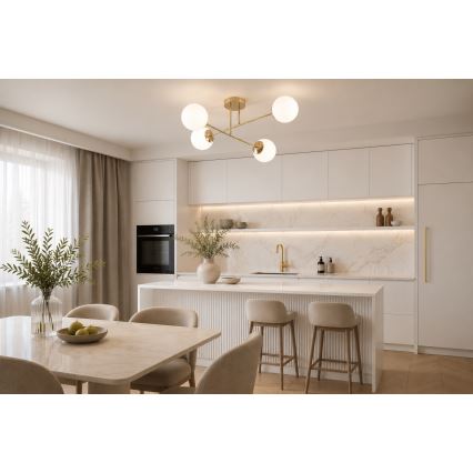 Brilagi - Přisazený lustr MILO 4xE27/60W/230V zlatá