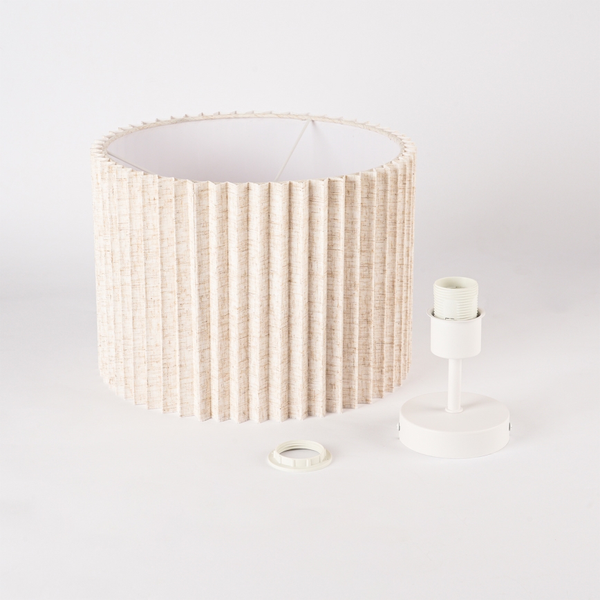 Brilagi - Přisazený lustr NORDIC WAVE 1xE27/15W/230V pr. 32 cm len/bílá