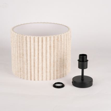 Brilagi - Přisazený lustr NORDIC WAVE 1xE27/15W/230V pr. 32 cm len/černá