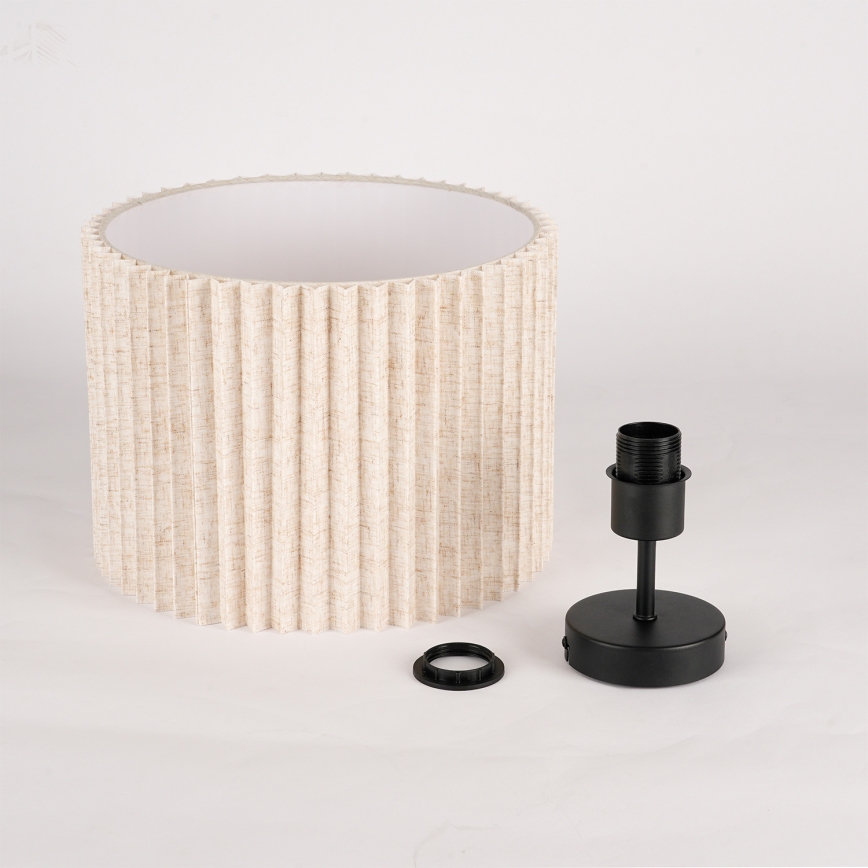 Brilagi - Přisazený lustr NORDIC WAVE 1xE27/15W/230V pr. 32 cm len/černá