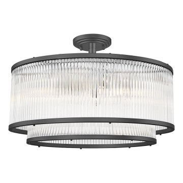 Brilagi - Přisazený lustr RAMOS 6xE14/60W/230V černá