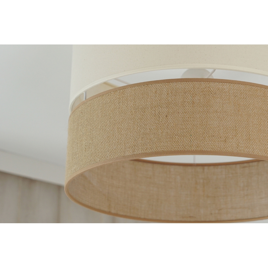Brilagi - Přisazený lustr ROYAL YUTE 1xE27/15W/230V pr. 40 cm béžová/krémová