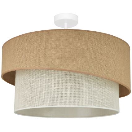 Brilagi - Přisazený lustr SHINE 1xE27/15W/230V pr. 50 cm béžová/krémová