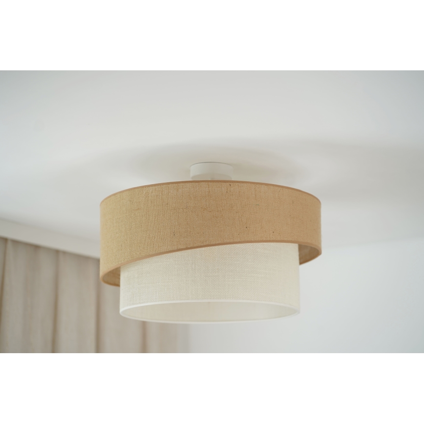 Brilagi - Přisazený lustr SHINE 1xE27/15W/230V pr. 50 cm béžová/krémová
