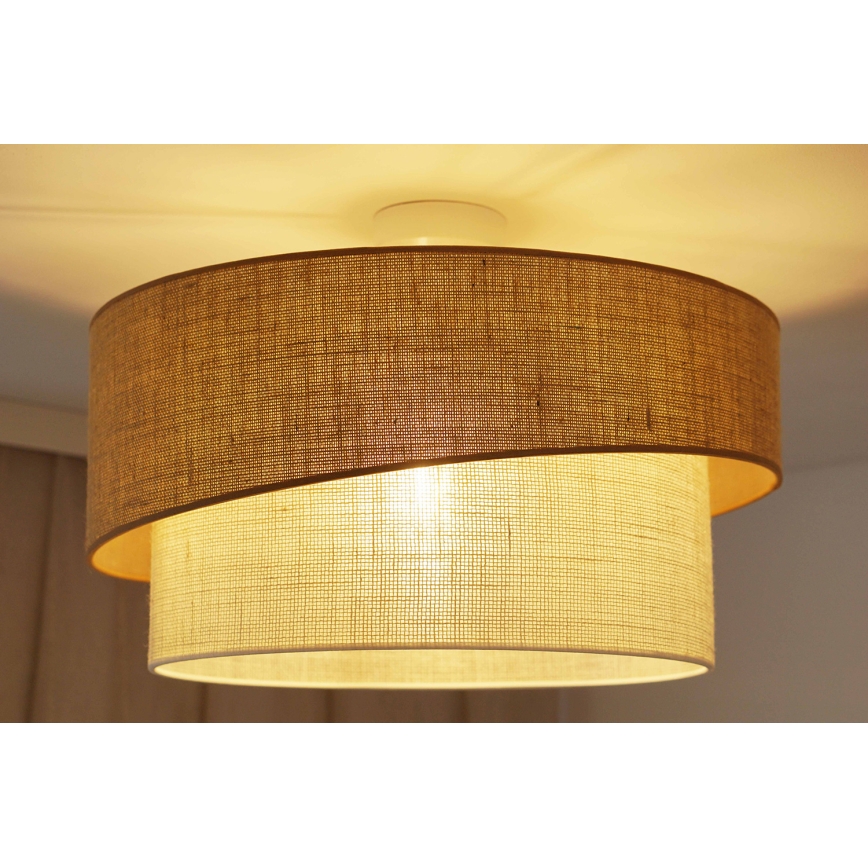 Brilagi - Přisazený lustr SHINE 1xE27/15W/230V pr. 50 cm béžová/krémová