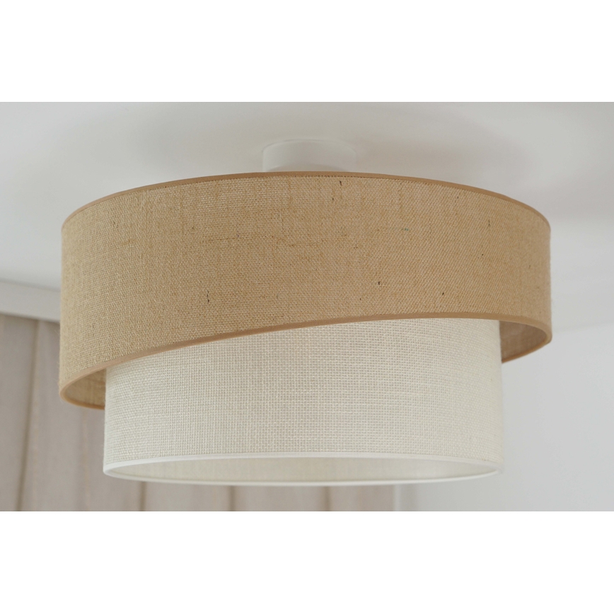 Brilagi - Přisazený lustr SHINE 1xE27/15W/230V pr. 50 cm béžová/krémová
