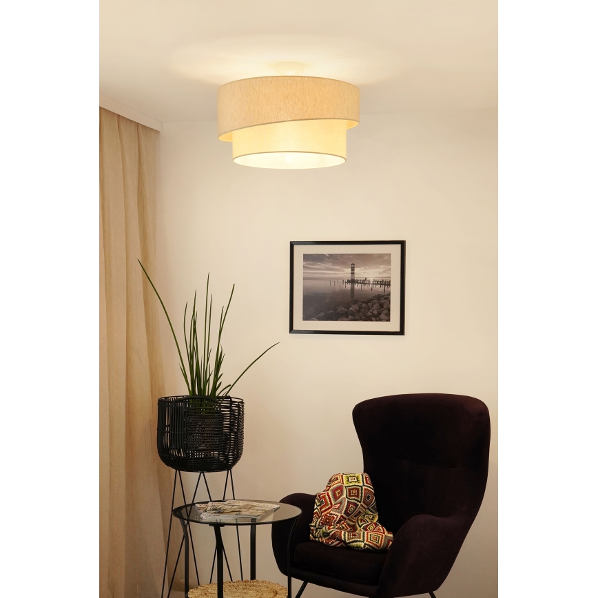 Brilagi - Přisazený lustr SHINE 1xE27/15W/230V pr. 50 cm krémová