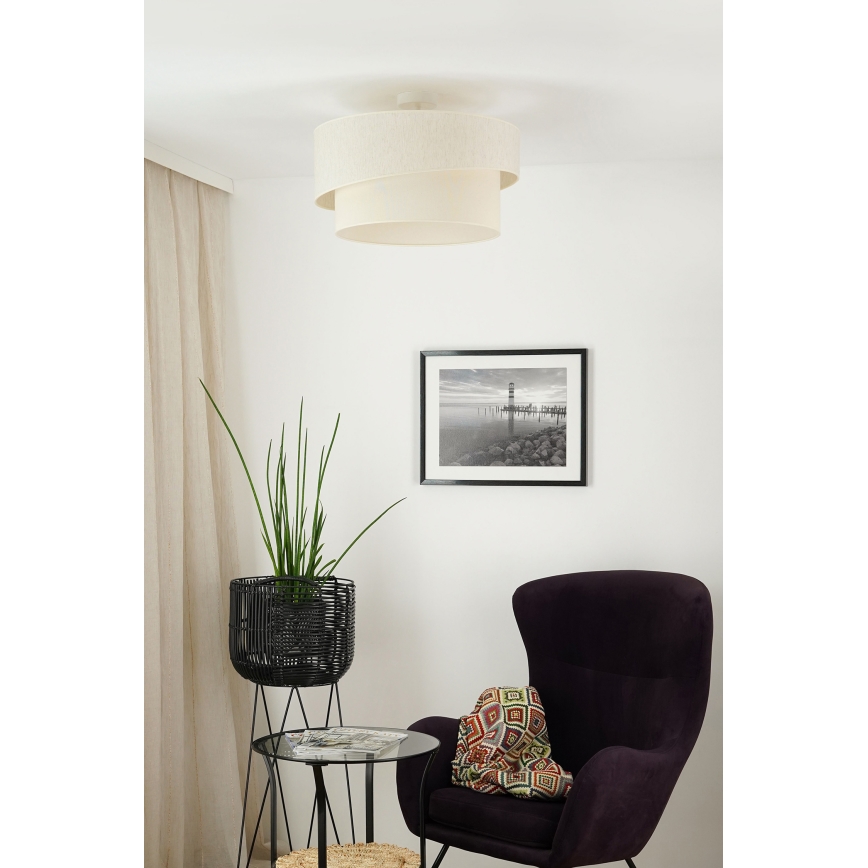 Brilagi - Přisazený lustr SHINE 1xE27/15W/230V pr. 50 cm krémová