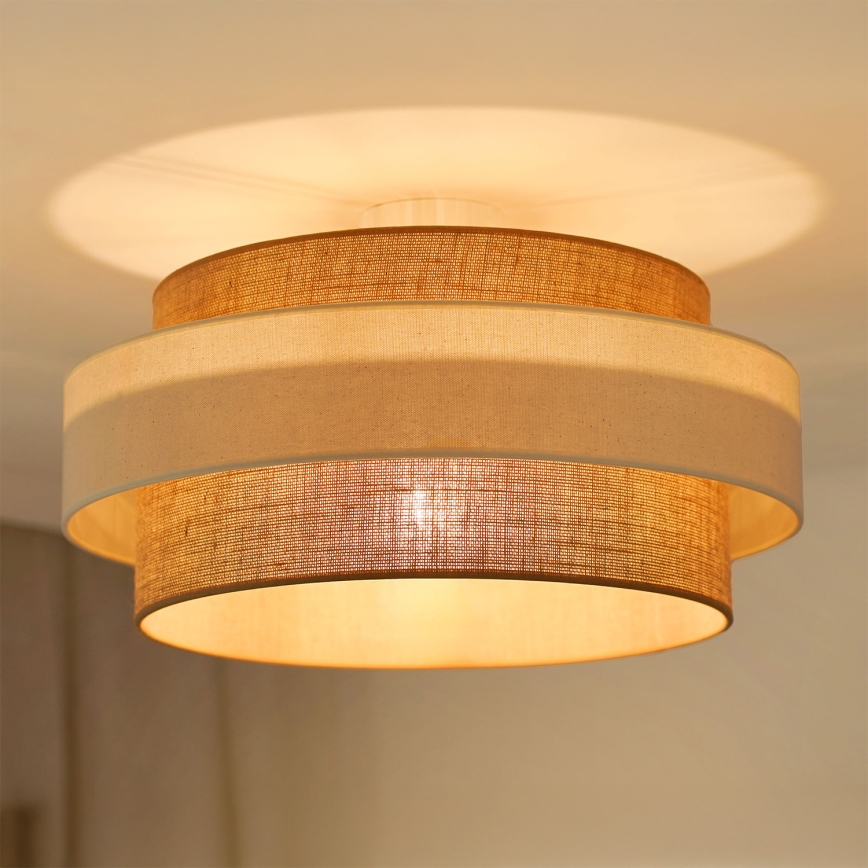 Brilagi - Přisazený lustr SPACE LIGHT 1xE27/15W/230V pr. 50 cm béžová/krémová
