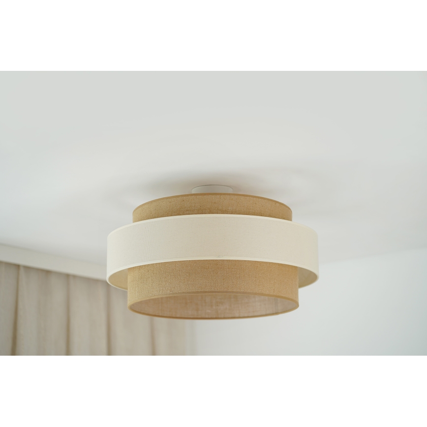 Brilagi - Přisazený lustr SPACE LIGHT 1xE27/15W/230V pr. 50 cm béžová/krémová