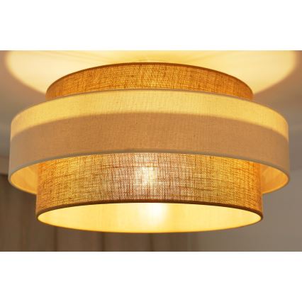 Brilagi - Přisazený lustr SPACE LIGHT 1xE27/15W/230V pr. 50 cm béžová/krémová
